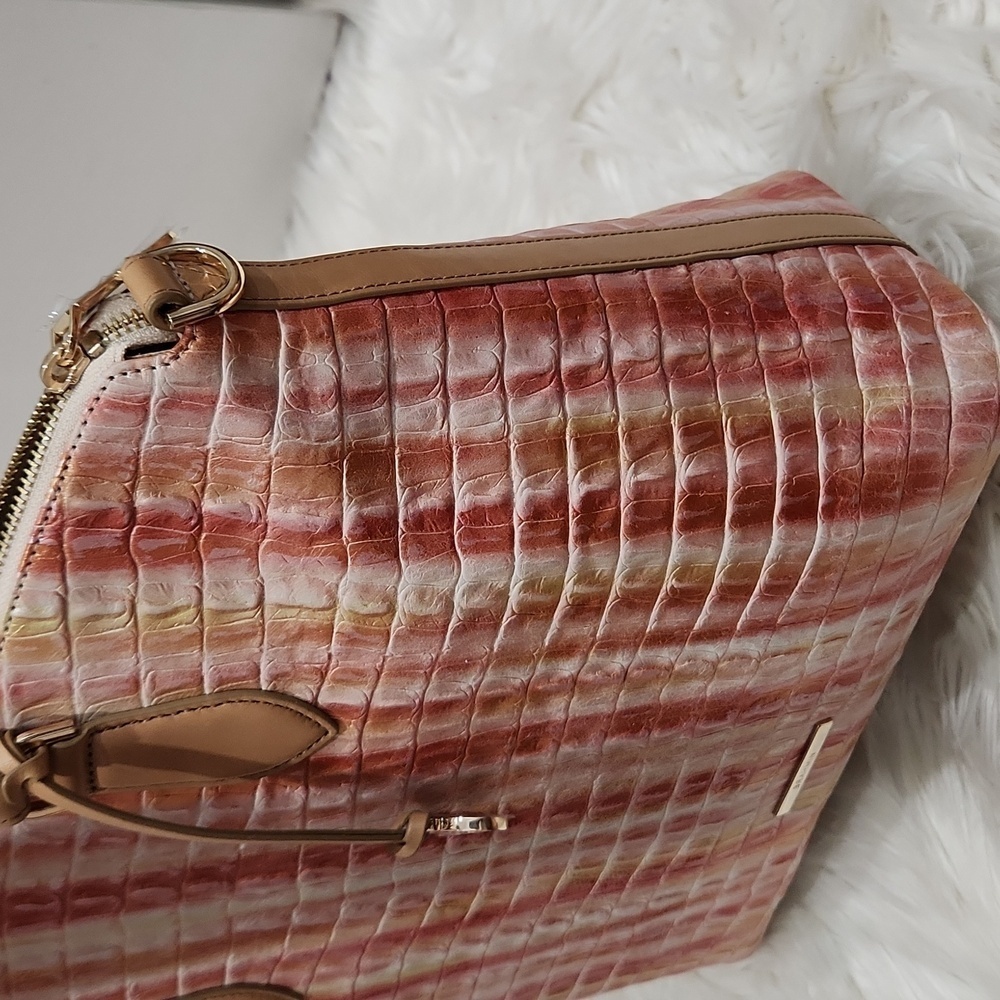 🧡▪️BRAHMIN ▪️Melbourne Large Duxbury Satchel Multi Royalton Genuine Leather - Picture 10 of 14